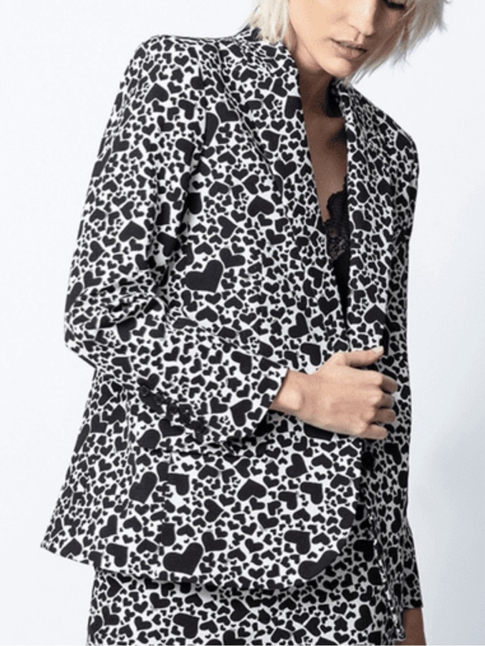 Zadig & Voltaire Viking Jac Coeur Jacket